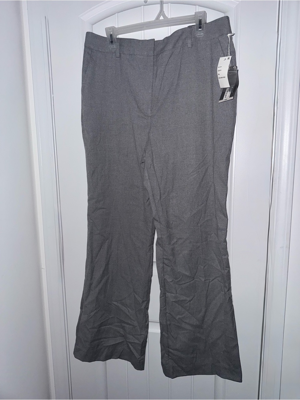 Worthington Women’s Gray Trouser Pants Size 14 NWT $54
